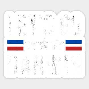 Lets Go Darwin US Flag Vintage Sticker